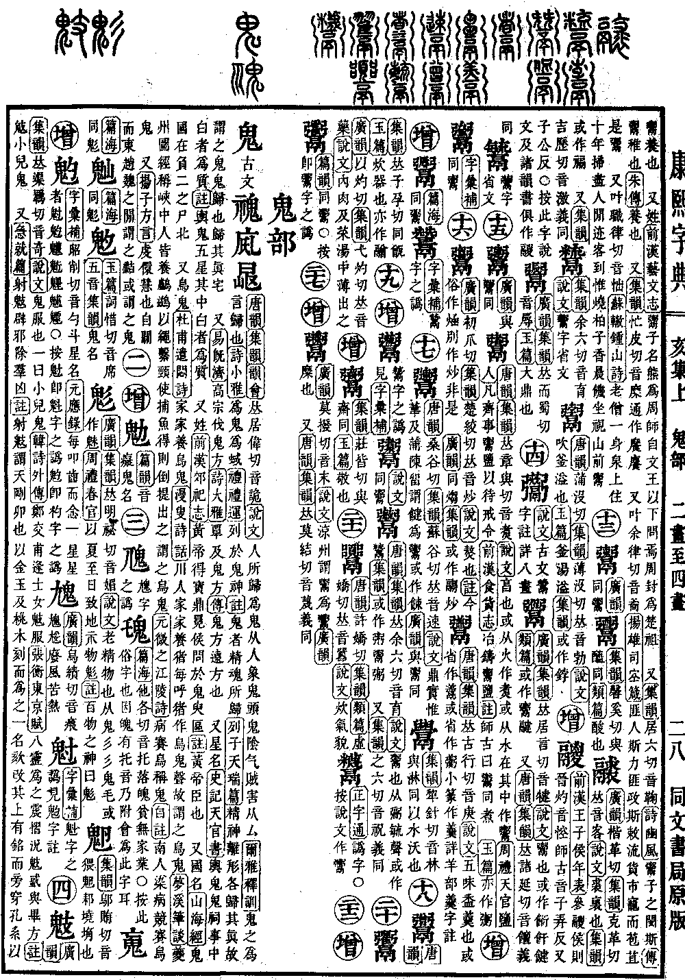 康熙字典の原典を見る（第 1460 ページ）