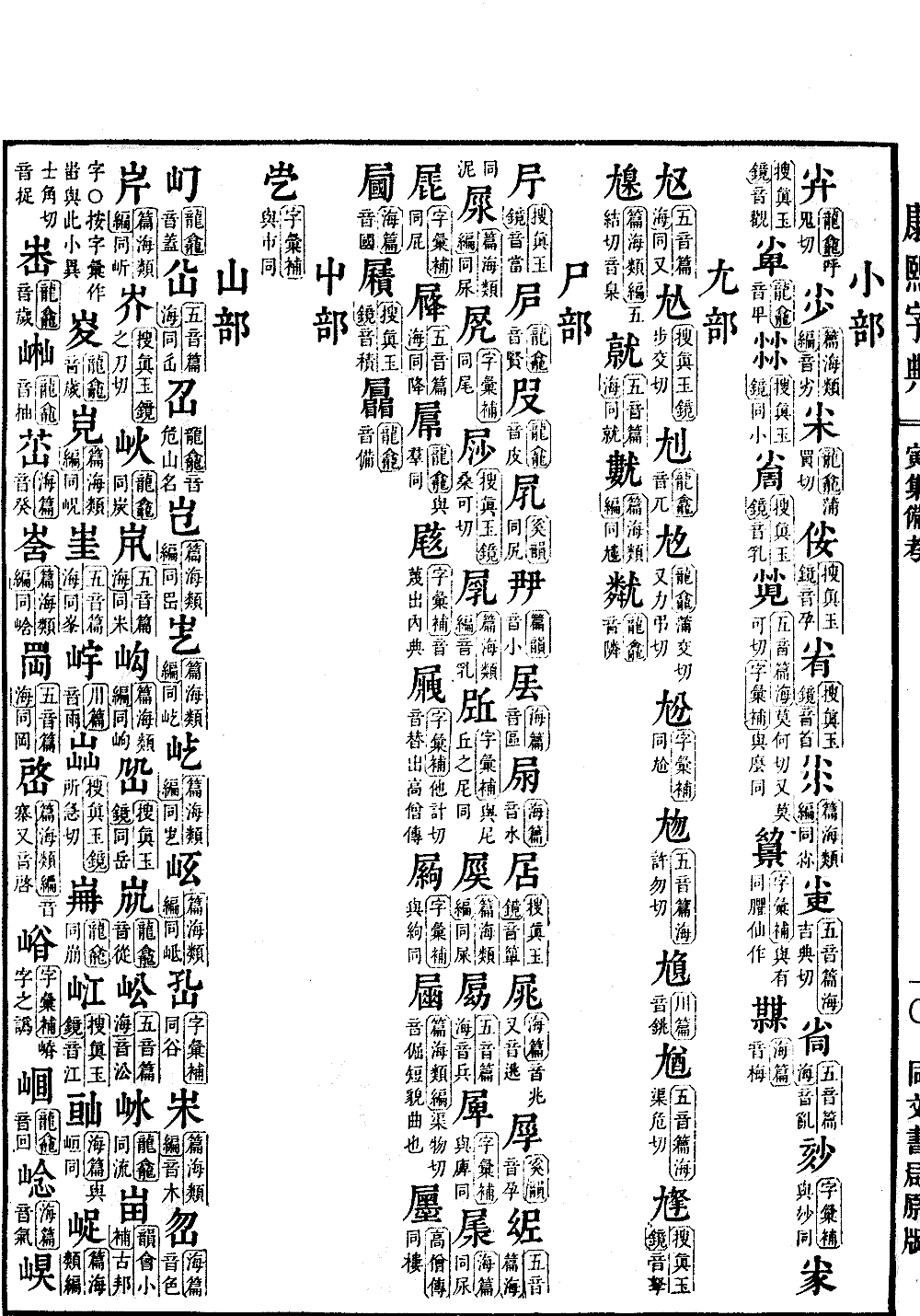 강희자전 원본 보기（제 1594 페이지）